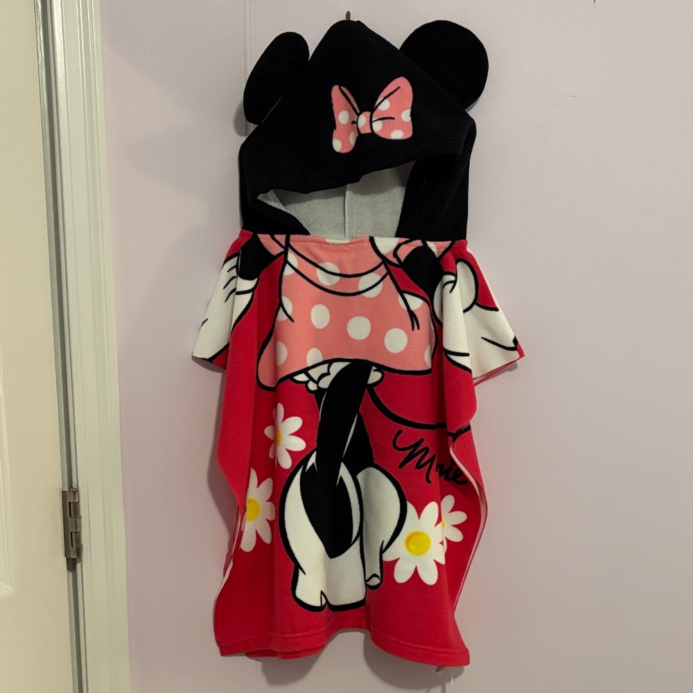 Minnie Mouse Hooded Towel Poncho